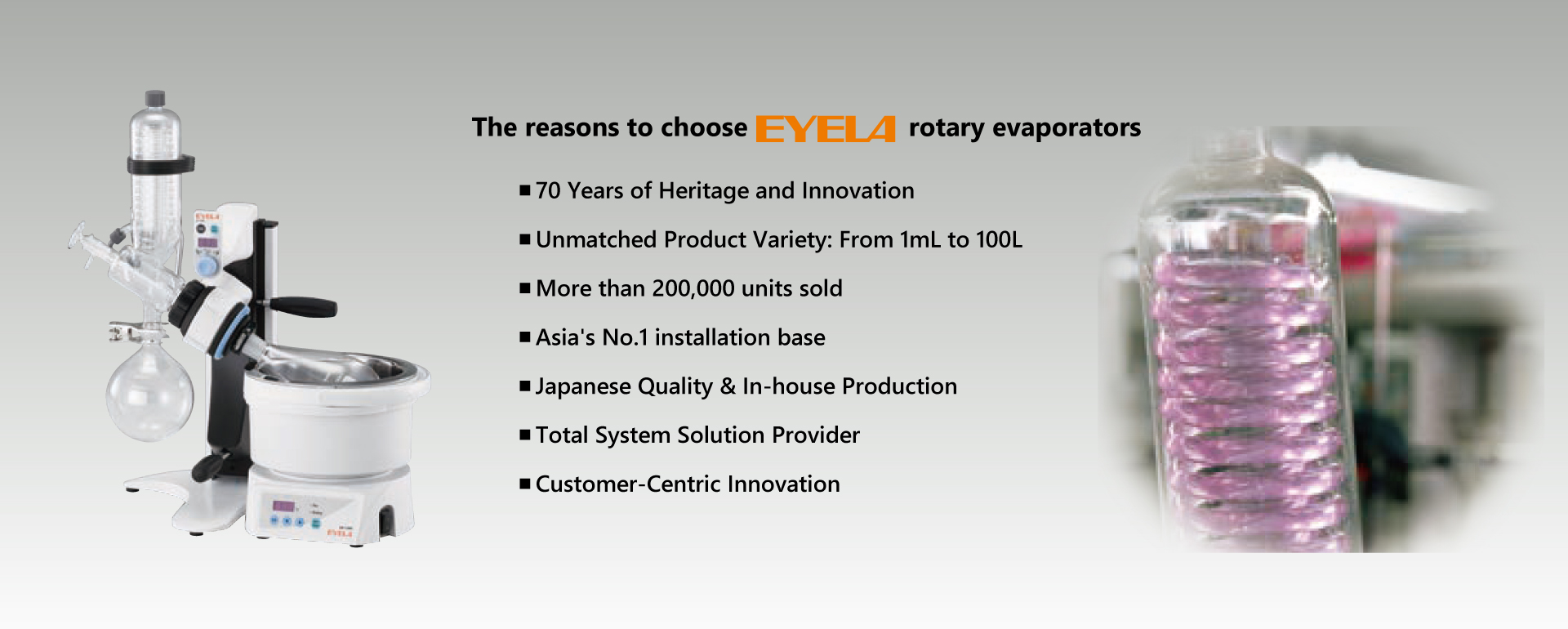 EYELA  rotary evaporators