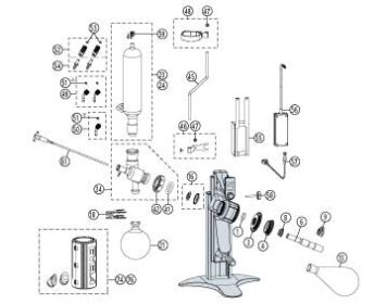 Genuine Parts List for Small Evaporators